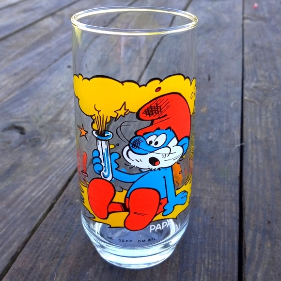 Disney Other - Vintage collectable Smurf drinking glass